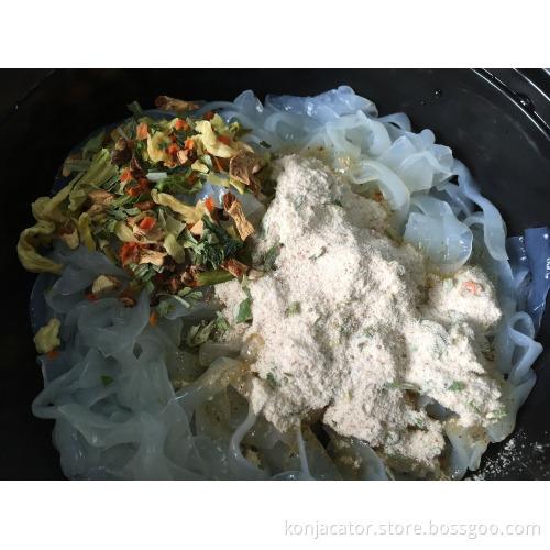 Ramen noodle seasoning for Japanese instant konjac cup noodles